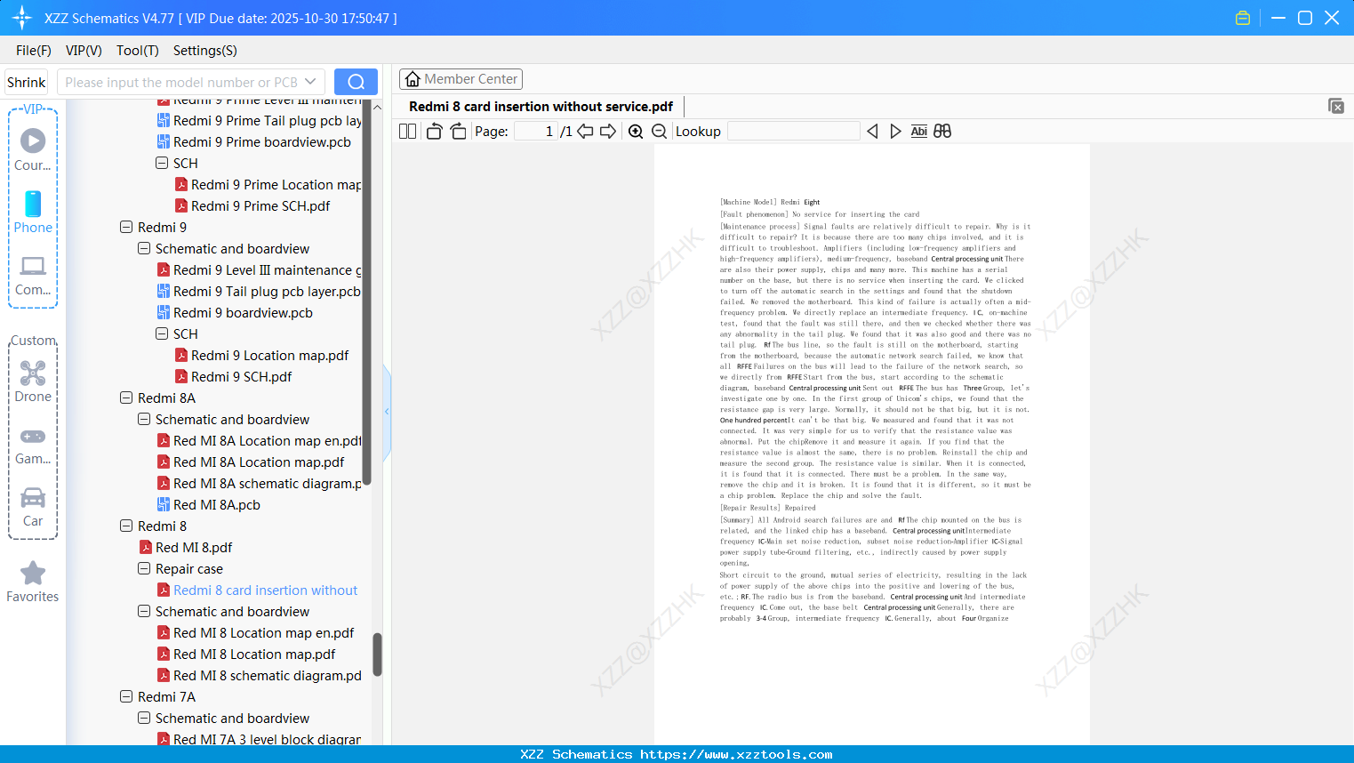 Xiaomi Redmi 8 Card Insertion Without Service